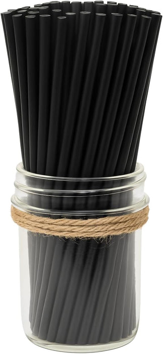 Jumbo Bamboo Straws Bulk Case of 3,200 – 9" Smoothie Straws Individually Wrapped for Cafés and Restaurants