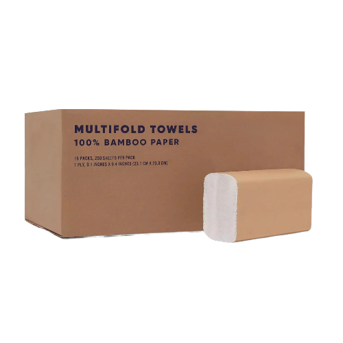 Healthy Bamboo Hand Towels - Folded N - 250 Per Pack Amz