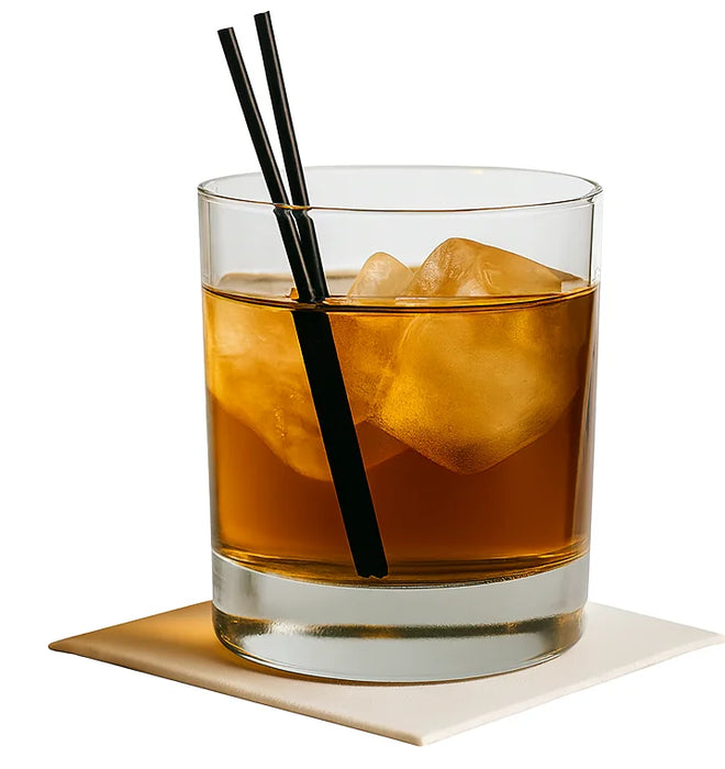 Bamboo Cocktail Straws Case of 10,800 Unwrapped – Black, 6" | Bulk Pack for Bars, Restaurants & Events